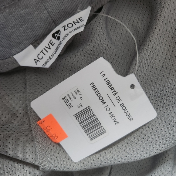 4X Heather‎ Grey Skort NWT Active Zone - Picture 6 of 8